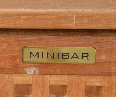 Trip Trap. Teak minibar