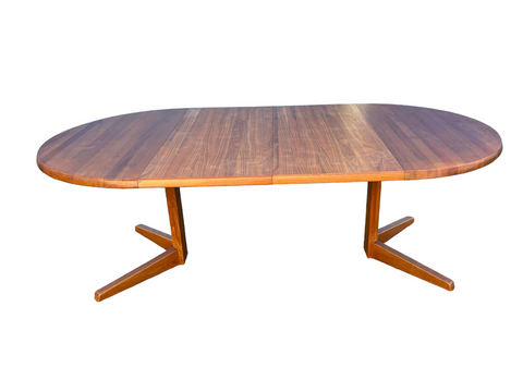 . Glostrup, teak dining table/table, 1960s, Denmark.
