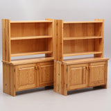 Scandinavian pine cabinet / bookcases