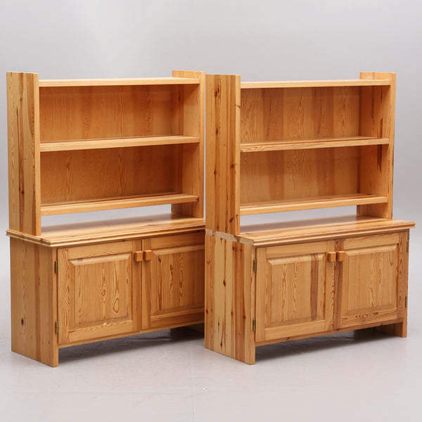Scandinavian pine cabinet / bookcases