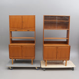 a pair of Danish Wall unit / Cabinet