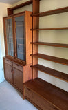 Teak shelving system, mid-century design. By RT Mobel