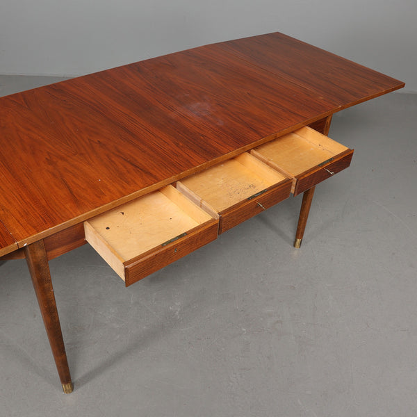 Flip Ends DESK, walnut, second half of the 20th century.