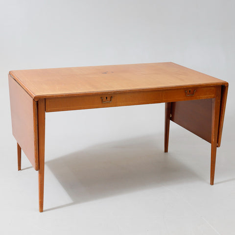 Teak Table / Desk with flaps, 50's
