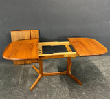 Solid teak Dining table by Dyrlund, Denmark