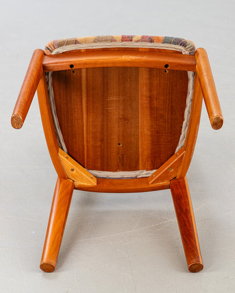 Sculptured dining chairs, Solid teak, 1960s. NILS KOEFOED. Koefoed Hornslet.