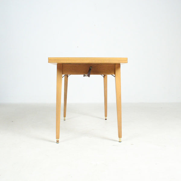 Small Walnut Dining Table with a flip flop extentio., Denmark