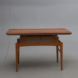 DINING TABLE/COFFEE TABLE, teak, 1950s/60s.
