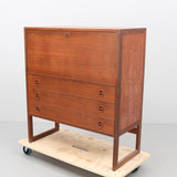 Teak Secretary desk, "Varié", Ikea, 1960s. ARNE WAHL IVERSEN