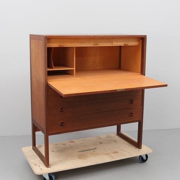 Teak Secretary desk, "Varié", Ikea, 1960s. ARNE WAHL IVERSEN