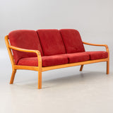 Teak 3 seater / sofa. Mid-century design.