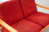 Teak 2 seater / sofa. Mid-century design.