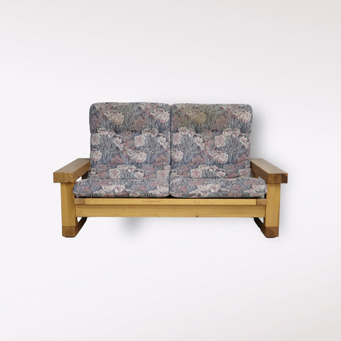 Pine 2 seater Sofa, from the Patron series 1974, CHRISTER LUNDEN- Broby New Furniture, Sunne.