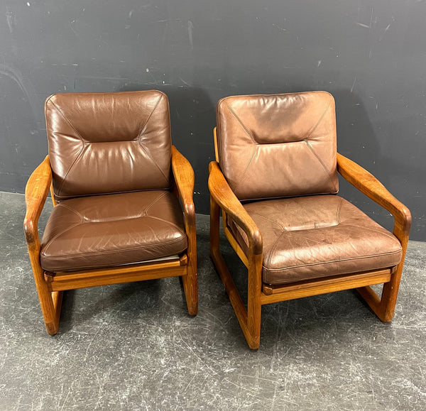 2 Teak  HOLSTEBRO ARMCHAIRS.