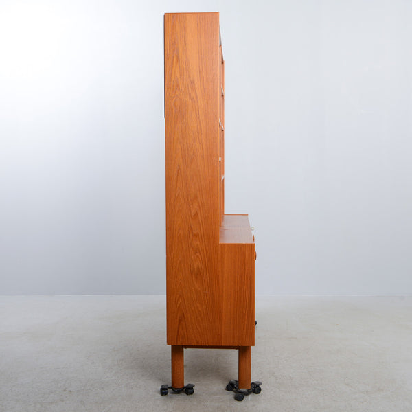 TEAK BOOKSHELF, , second part of the 20th century.