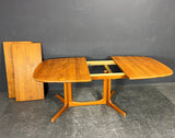 SOLID TEAK EXTENDABLE DINING TABLE (2 LEAVES)