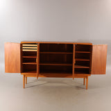 Teak/Beech SIDEBOARD, mid-20th century.