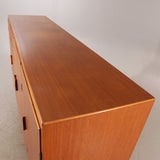 Teak/Beech SIDEBOARD, mid-20th century.