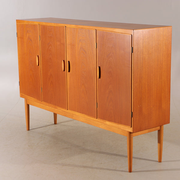 Teak/Beech SIDEBOARD, mid-20th century.