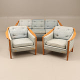 3-piece teak sofa set by the Andersson Brothers, 20th century.