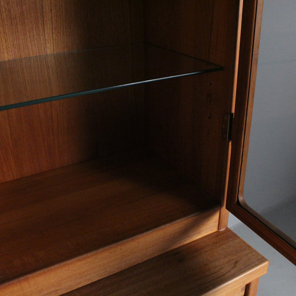 Teak Display cabinet, 1970s.