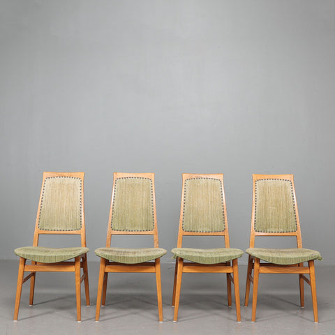 BERTIL FRIDHAGEN. A set of 4 OAK chairs, Bodafors.