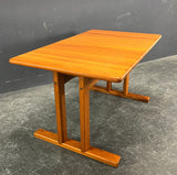 SOLID TEAK DINING TABLE,SILKEBORG