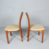 Four TEAK Dining Room Chairs, Denmark, 1960s  Koefoeds Hornslet,.