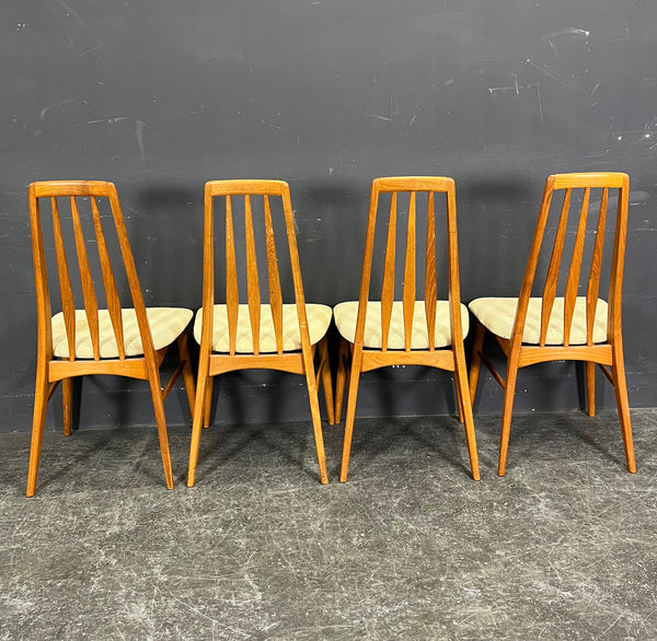 4 TEAK CHAIRS,  NIELS KOEFOED.