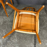 4 TEAK CHAIRS,  NIELS KOEFOED.