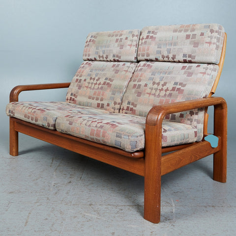 Two-seater/sofa, teak, 1960s, Denmark.