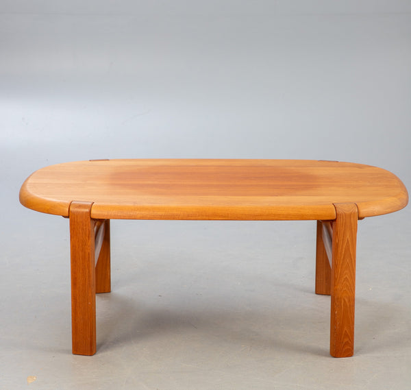 SOLID TEAK COFFEE TABLE,  Niels Bach , Denmark  1960s
