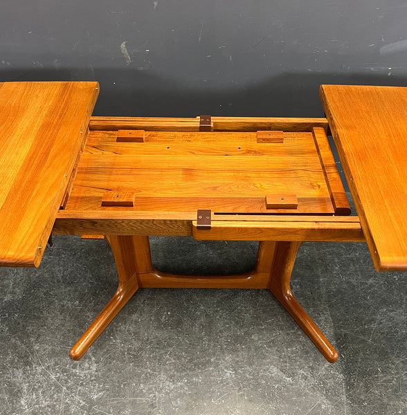 SOLID TEAK DINING TABLE ,  GLOSTRUP