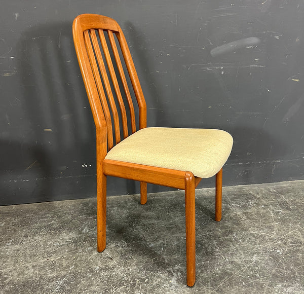 4 DYRLUND SOLID TEAK CHAIRS