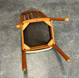 4 DYRLUND SOLID TEAK CHAIRS