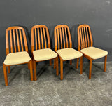 4 DYRLUND SOLID TEAK CHAIRS