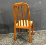 4 DYRLUND SOLID TEAK CHAIRS