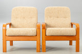 2 teak armchairs, Denmark.