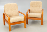 2 teak armchairs, Denmark.