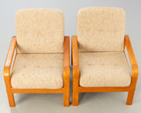 2 teak armchairs, Denmark.