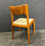 6 TEAK CHAIRS.  NIELS KOEFOED.