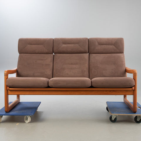 3-seater solid teak sofa + armchair  by Holstebro