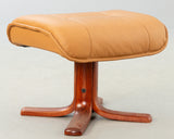 Relax armchair with stool, 21st century.