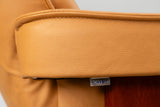 Relax armchair with stool, 21st century.