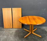 SOLID TEAK EXTENDABLE DINING TABLE