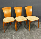 6 solid teak CHAIRS by NIELS KOEFOED