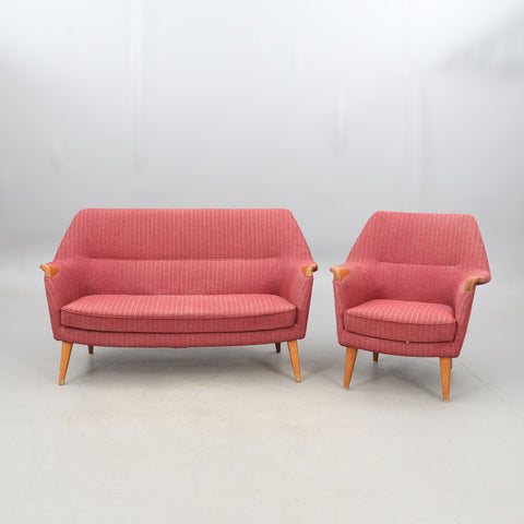A sofa and armchair, by the Andersson brothers, Ekenässjön, 1950/60s.