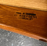 4 TEAK DINING CHAIRS BY NIELS KOEFOED.