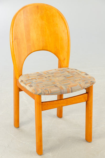 4 TEAK dining room chair, Denmark, 1960s. By Glostrup furniture factory