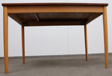 TEAK DINING TABLE EXTENDABLE BY NILS ROOTH- "Atle/292", 1960s, Hagafors.